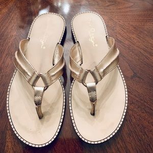 Lilly Pulitzer sandals Girls size 3